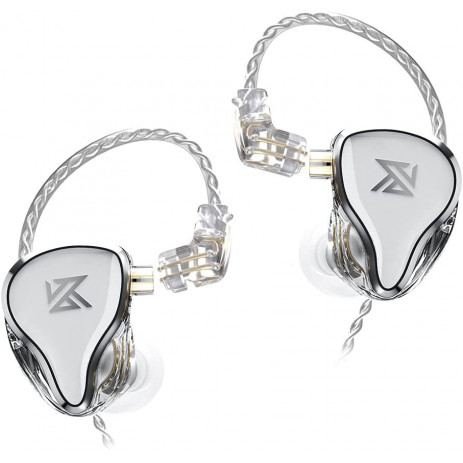 Наушники KZ Acoustics ZAS без микрофона (белый)