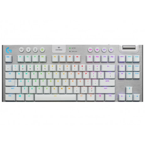 Игровая клавиатура Logitech G915 TKL Tactile (белый)