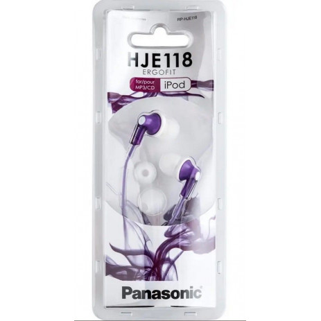 Наушники Panasonic RP-HJE118GU-V (фиолетовый)