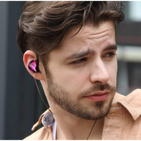 Наушники KZ Acoustics ZST без микрофона (фиолетовый/синий)