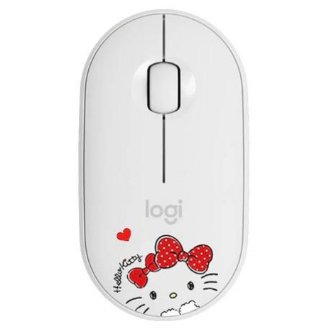 Мышь Logitech M350 Pebble Hello Kitty (белый)
