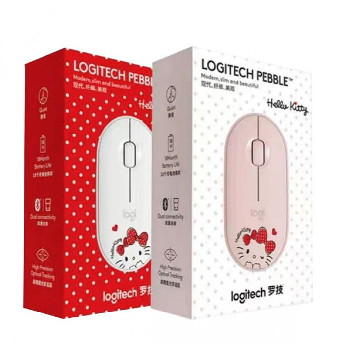Мышь Logitech M350 Pebble Hello Kitty (белый) купить в Минске в