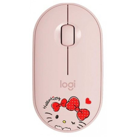 Мышь Logitech M350 Pebble Hello Kitty (розовый)