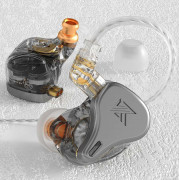 Наушники KZ Acoustics DQ6s с микрофоном (серый)