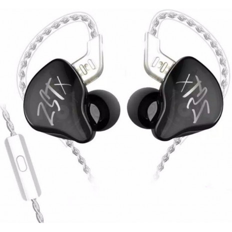 Наушники KZ Acoustics ZST X с микрофоном (черный)