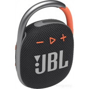 JBL Clip 4 (черный/оранжевый)