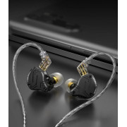 Наушники KZ Acoustics ZS10 Pro X с микрофоном (черный)
