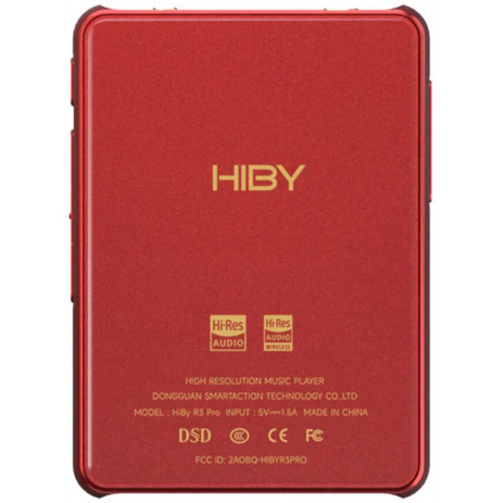 Плеер HIBY R3 Pro Saber 2022 Alluminium Alloy (красный)