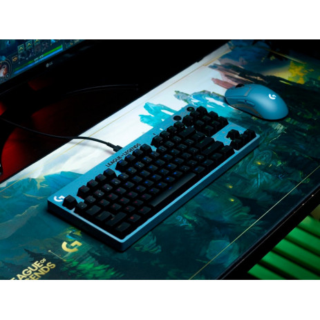 Клавиатура + мышь Logitech G Pro X LOL  + G Pro X + коврик G840