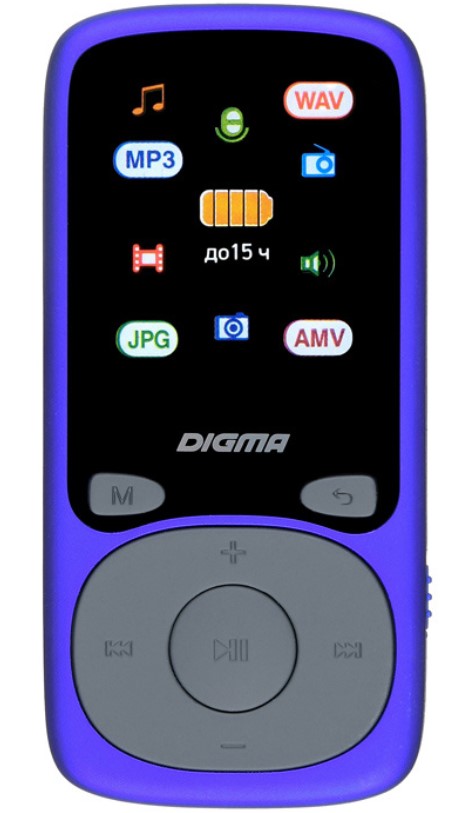 Плеер Digma B4 8 GB (синий) купить в Минске, цена