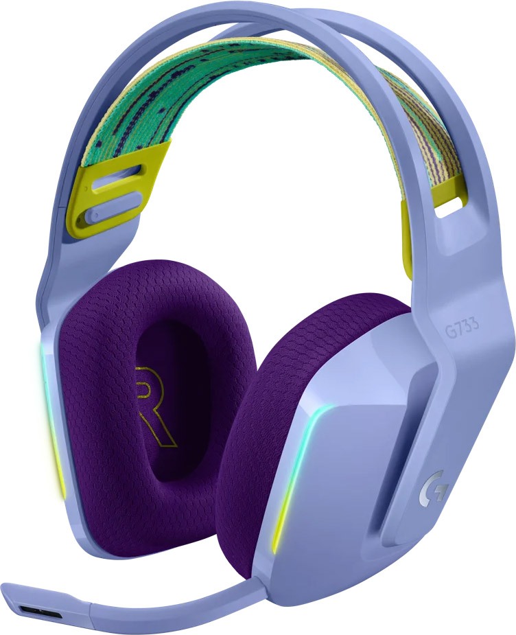 Купить наушники Logitech G733 Lightspeed Wireless (фиолетовый) в Минске ...
